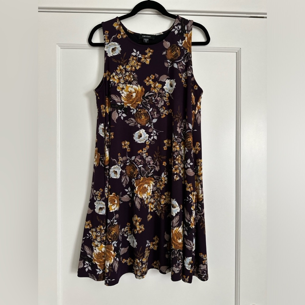 Karen Kane floral tank dress. Size xl.